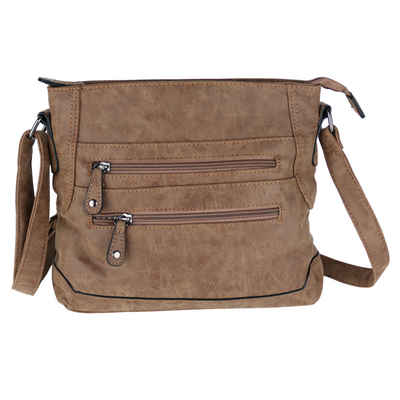 MIRROSI Umhängetasche Damen Crossbody Bag, 31x23x7cm Mittelgroß (verstellbaren Schulterriemen), Mittelgroße Tasche, Schultertasche für jeden Anlass