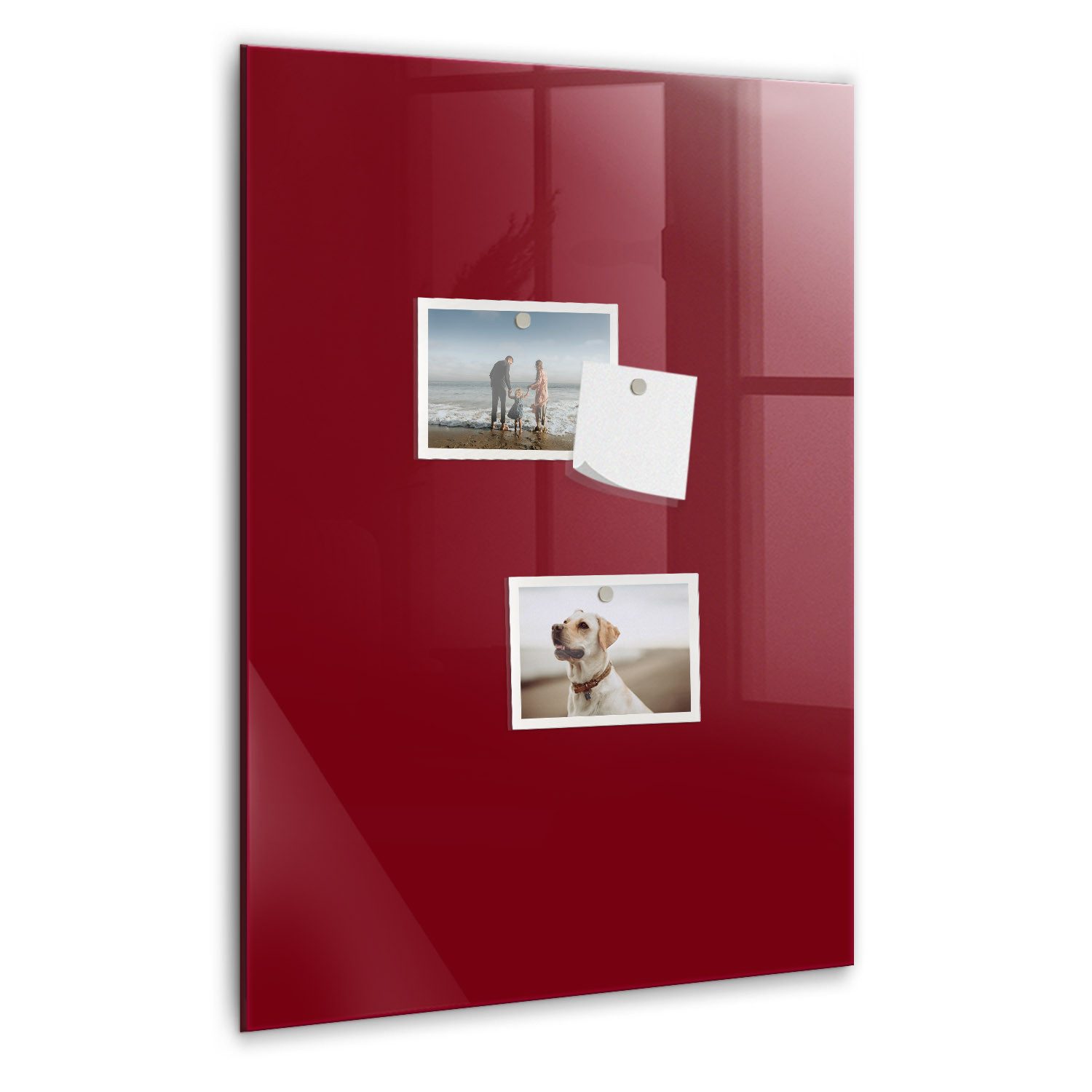 Tulup Magnettafel Glastafel mit Magneten Memoboard Gehärtetem Glas, Marker und Schwamm