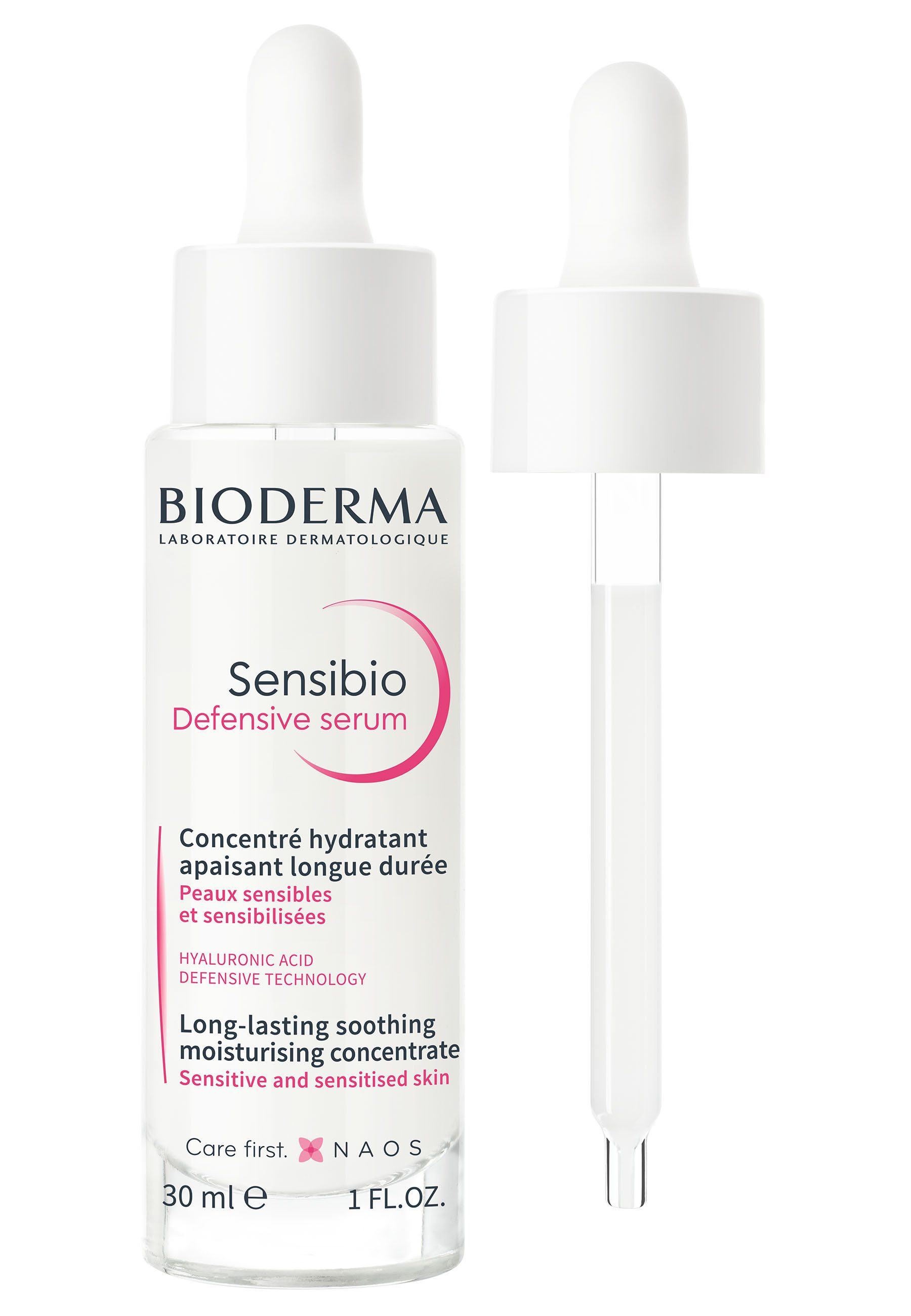 Bioderma Gesichtsserum Sensibio Defensive Serum -, wirkt gegen die Folgen der vorzeitigen Hautalterung