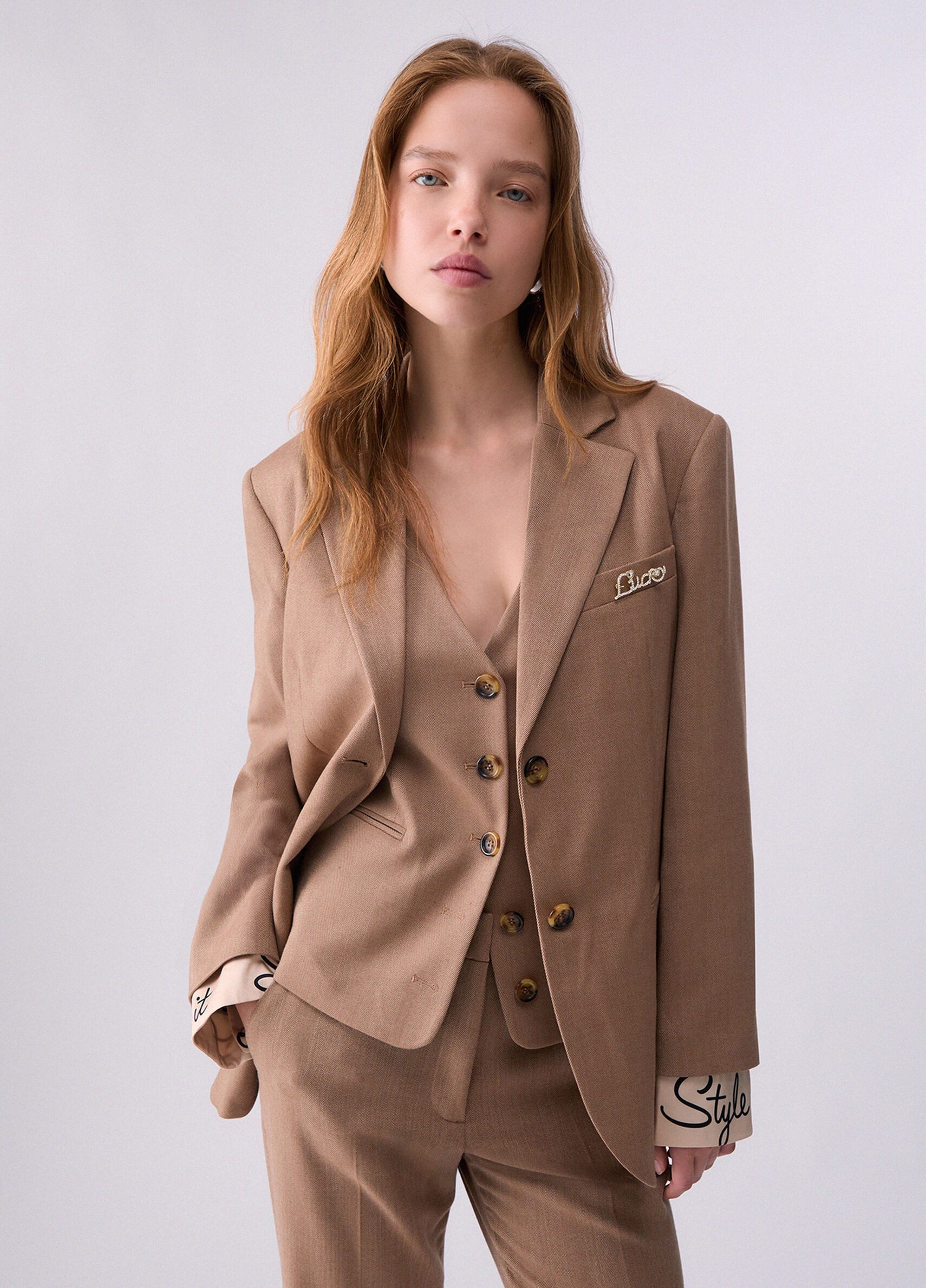 Liu Jo Jackenblazer BLAZER - Texturierter Blazer - Damen Blazer