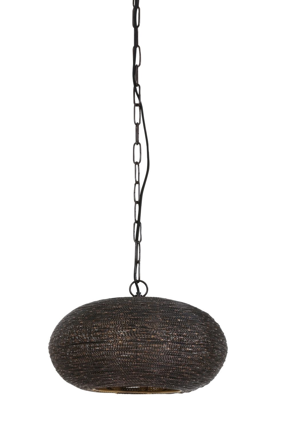 Dirk Davids Leuchten GmbH Hängeleuchten Hängeleuchte Ø35x17 cm NADRA bronze-Gold 3088218, ohne Leuchtmittel