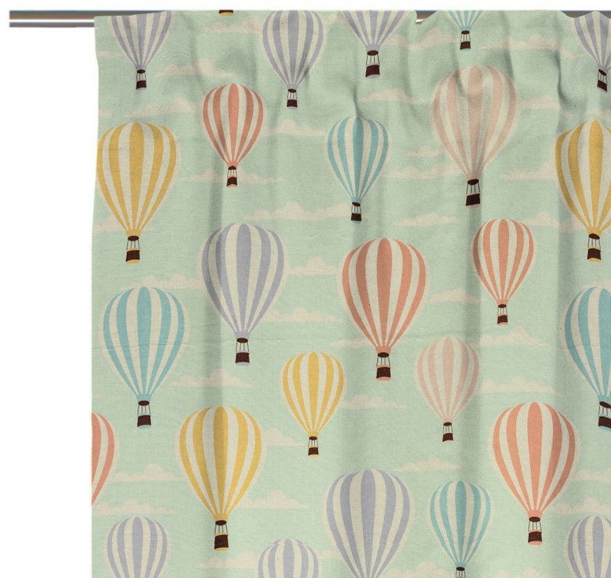 Adam Vorhang Balloons (1 St), Multifunktionsband, blickdicht, Jacquard, aus 100% Bio-Baumwolle