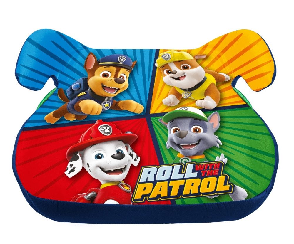 Seven Polska Kindersitzerhöhung Kinder Booster: "Paw Patrol Boys", geh mit auf Patrouille! EC Norm129