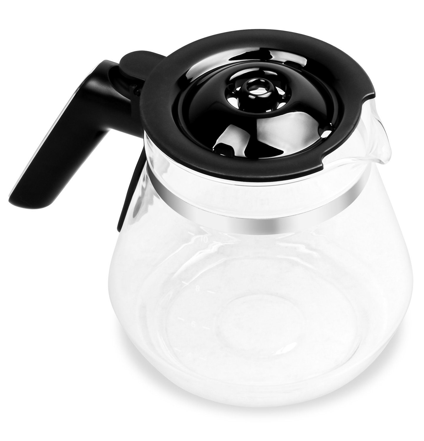 VIOKS Kaffeekanne Glaskanne Ersatz für SEB FS-1000050584, 1.5 l, 8-12 Tassen für Kaffeemaschinen Lono Aroma, Lumero