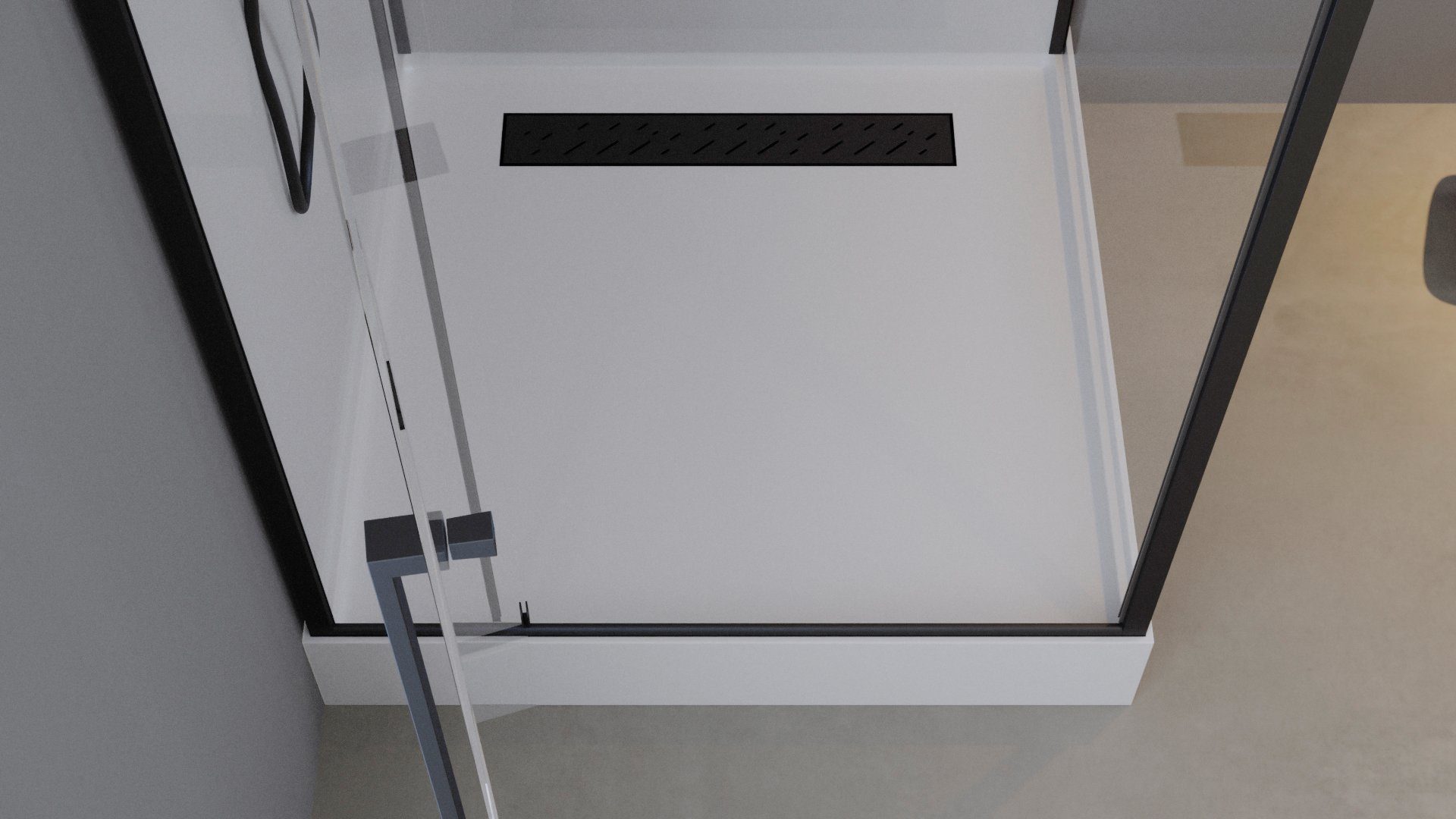Marwell Komplettdusche White Square, BxT: 90x90 cm, Einscheibensicherheitsglas, inkl. Armaturen