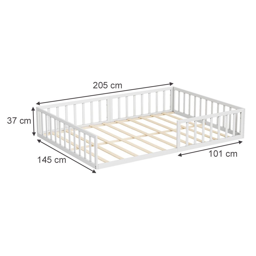VitaliSpa® Kinderbett Minno, Weiß, 205 x günstig online kaufen