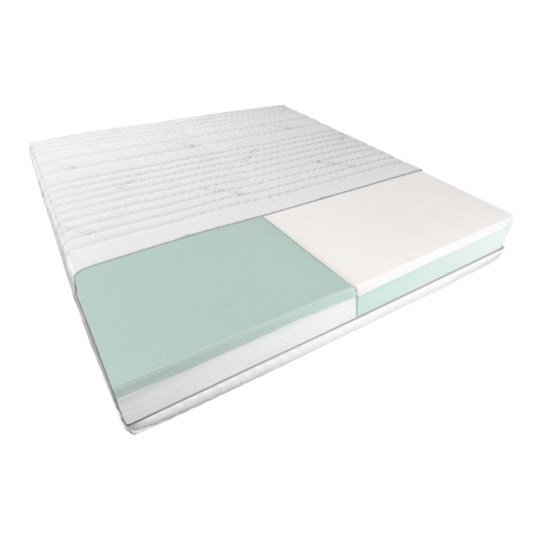 Taschenfederkernmatratze 1000 Federn 7-Zonen Federkernmatratze, 2 Härtegrade, Doppelbett, Paare, AM Qualitätsmatratzen, 24 cm hoch, 140x200 cm