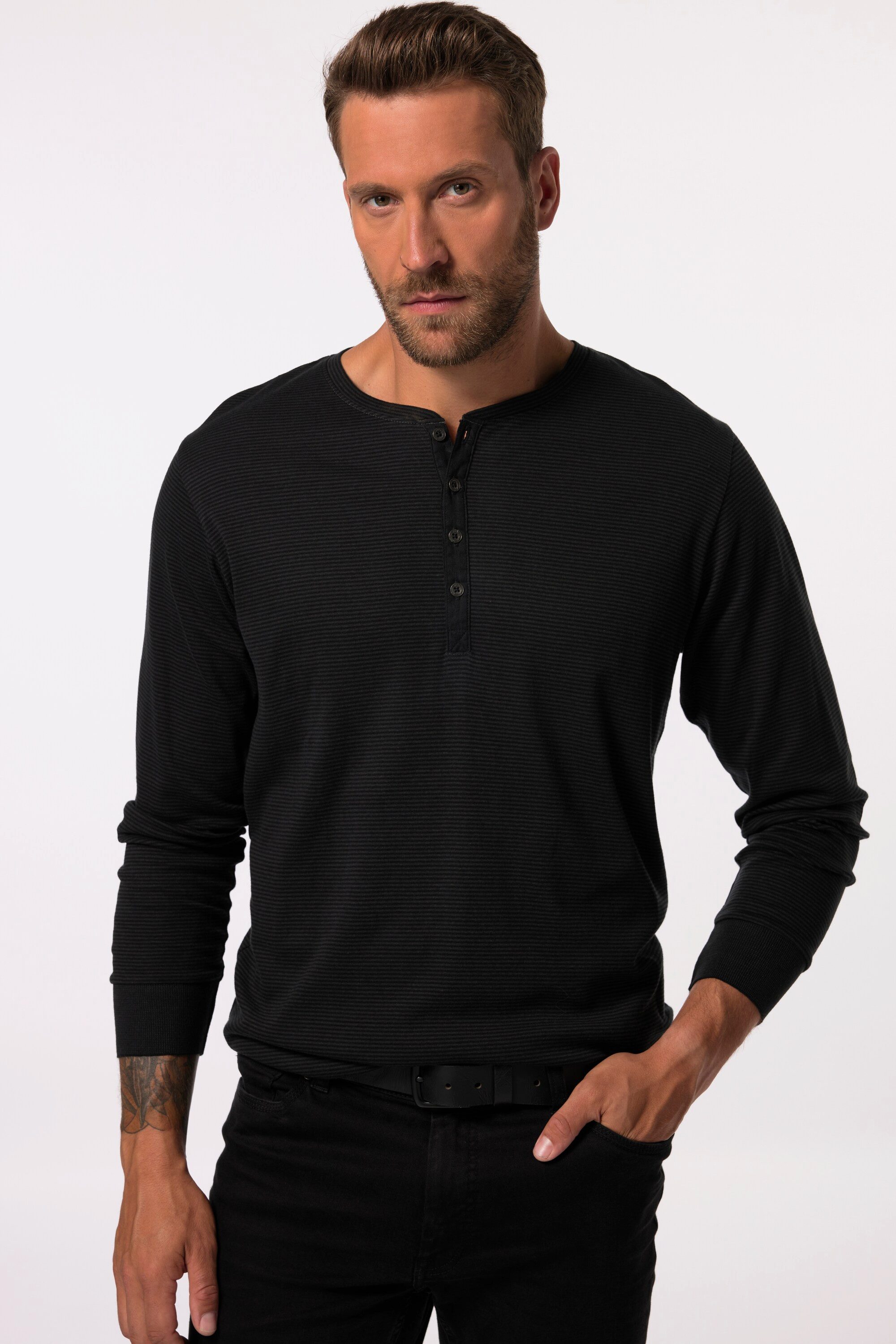 JP1880 T-Shirt JP 1880 Henley Langarm günstig online kaufen