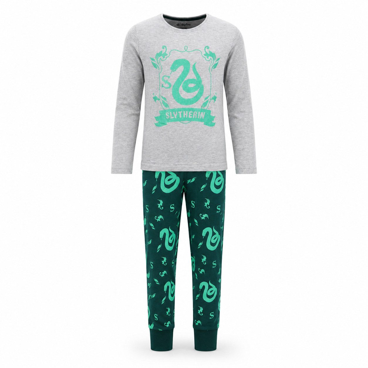 Harry Potter Schlafanzug Harry Potter Gryffindor Slytherin Mädchen Pyjama Gr. 134 bis 164