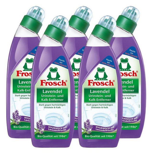 FROSCH 5x Frosch Lavendel Urinstein- und Kalk-Entferner 750 ml – Hygienisch m WC-Reiniger