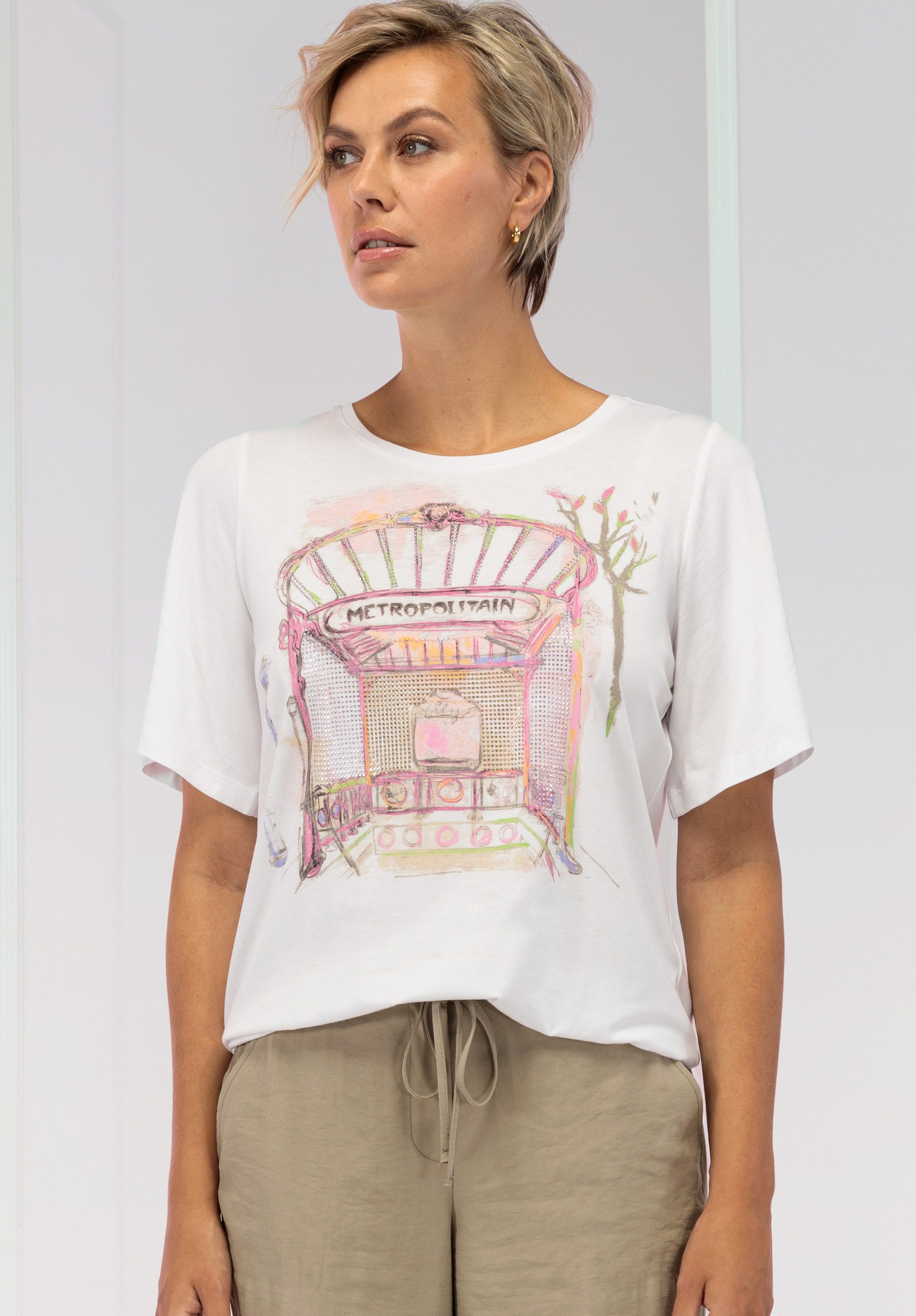 bianca Rundhalsshirt JANINE mit tollem Frontprint günstig online kaufen