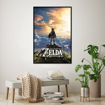 PYRAMID Poster The Legend of Zelda Poster Breath Of The Wild Sunset 61 x 91,5 cm