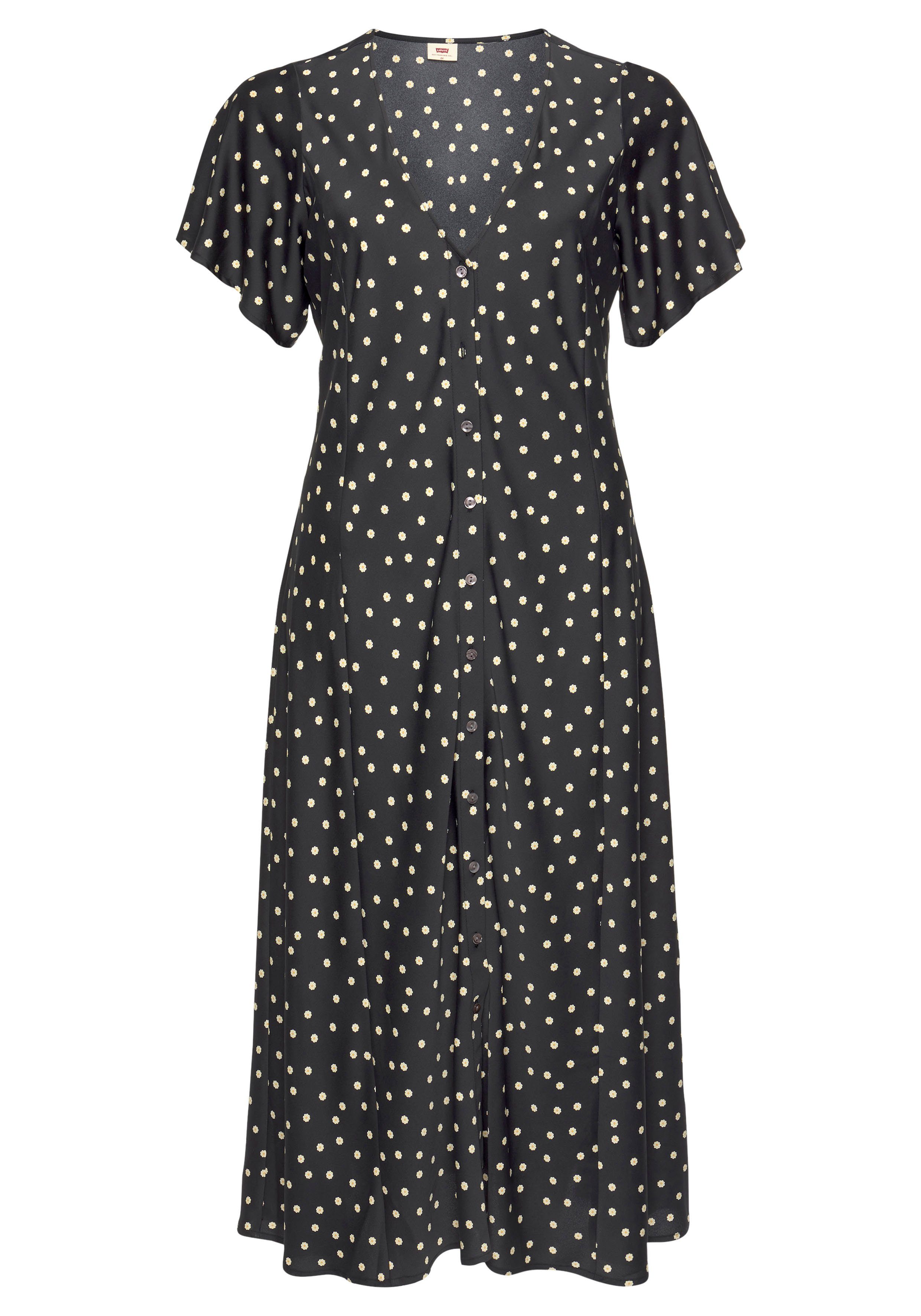 Damen Kleider Levi's® Plus Maxikleid PL RACHELLE DRESS mit Knopfleiste