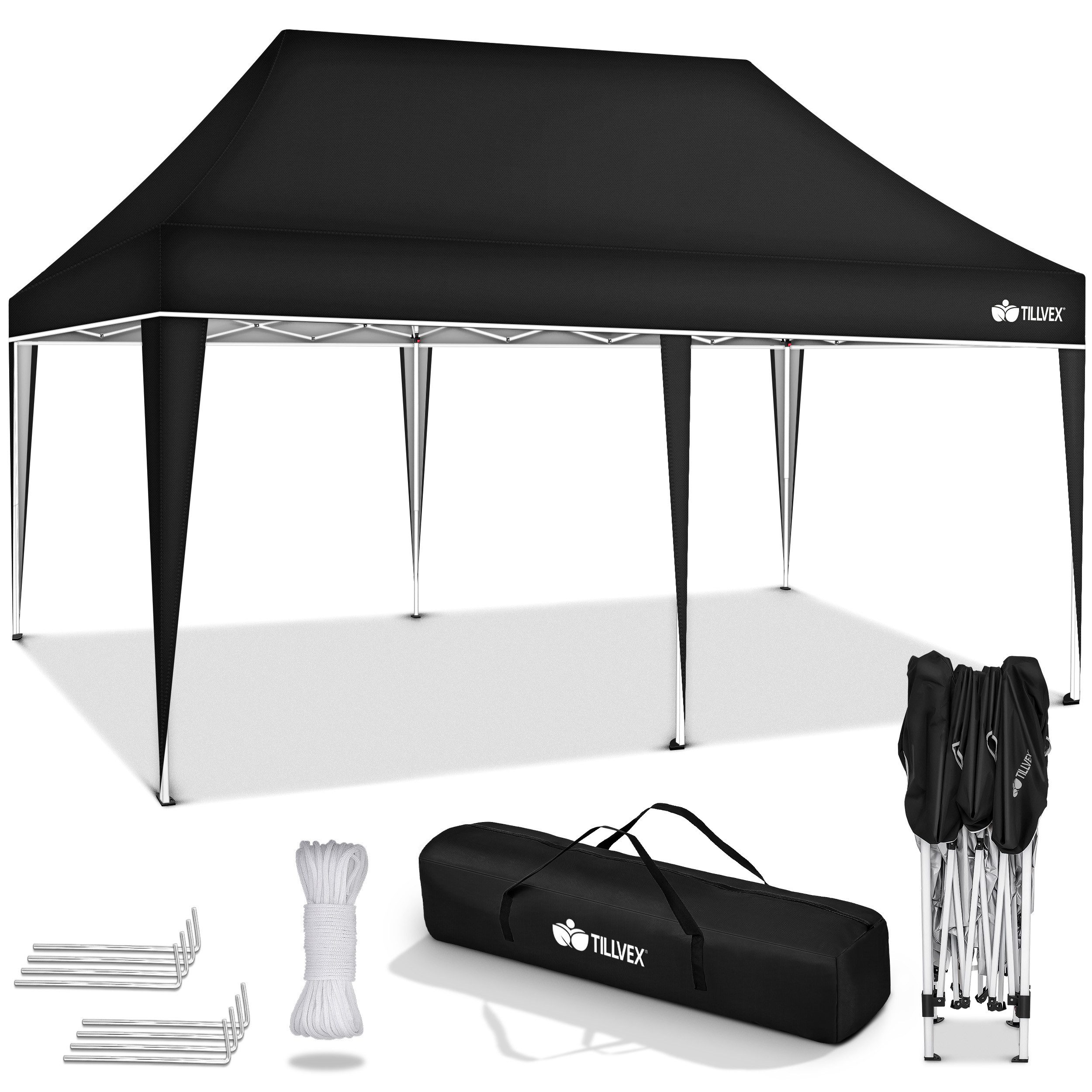 tillvex Partyzelt tillvex® Pavillon 3x6m Wasserdicht günstig online kaufen