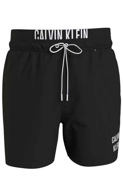 Calvin Klein Swimwear Badeshorts mit Doppelbund