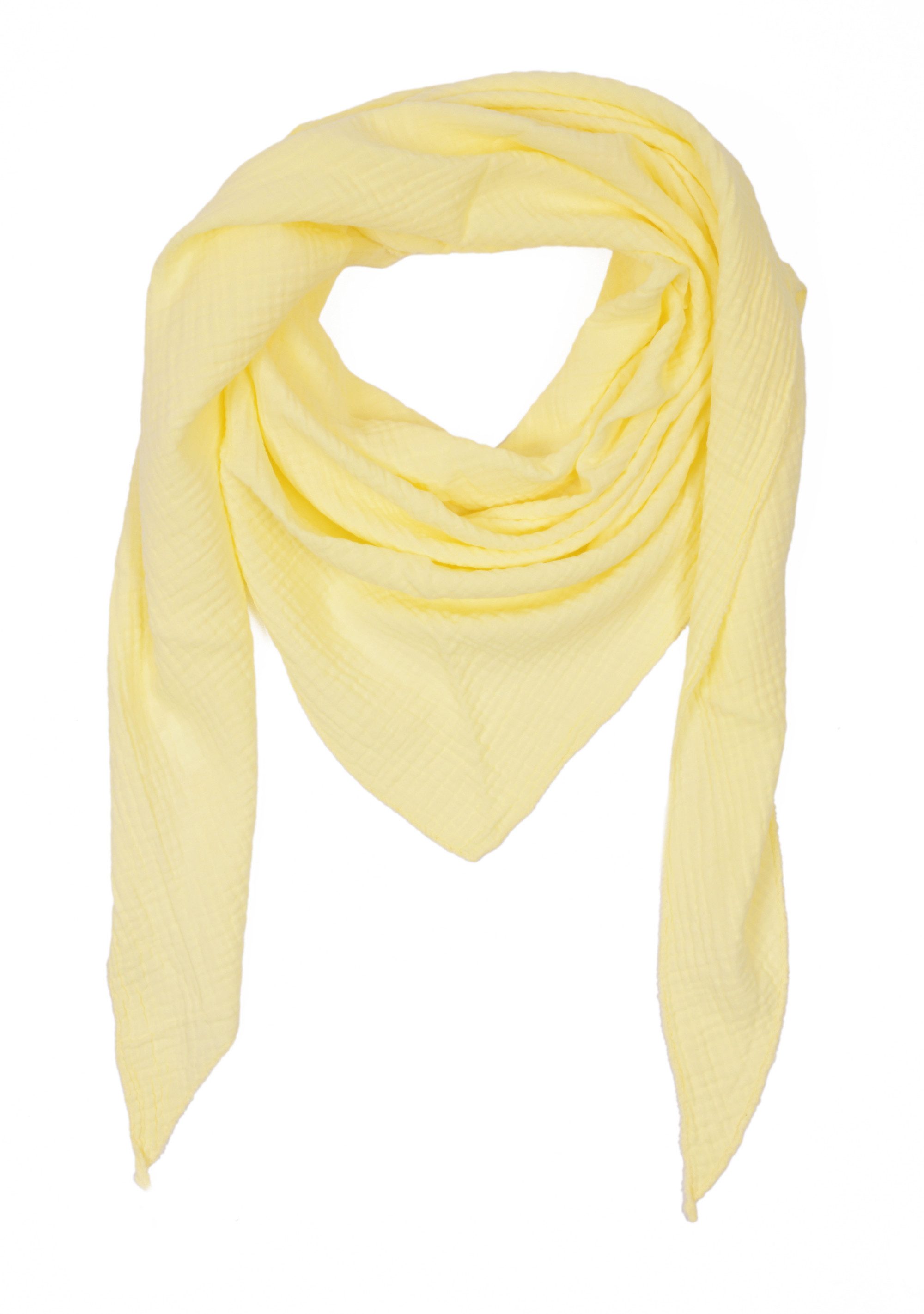 Goodman Design Modeschal Dreiecktuch-Angelina klein, 100 % hochwertige Wolle – weich und angenehm auf der Haut.