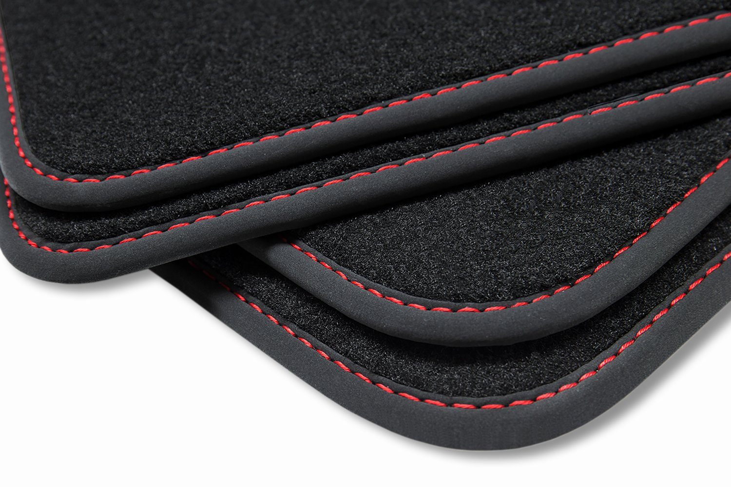 teileplus24 Auto-Fußmatten V374 Velours Fußmatten Set kompatibel mit Opel Astra J 2009-2016 – Bild 2 von 5