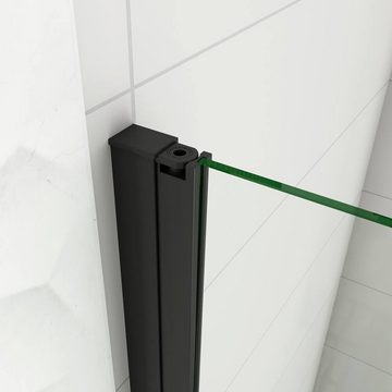 duschspa Dusch-Drehtür Drehtür Duschtür Nischentür Duschkabine Dusche ESG 8mm Nano Glas, Einscheibensicherheitsglas, Sicherheitsglas, (Set) Klarglas
