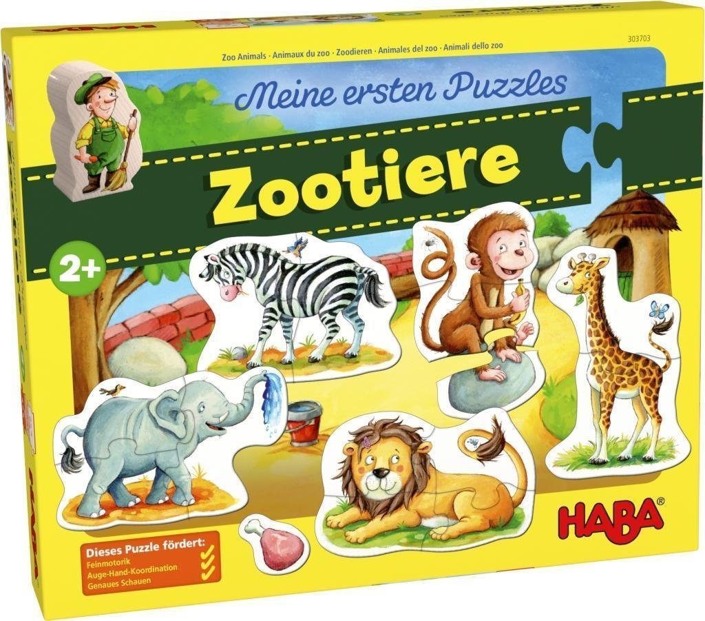 Haba Puzzle Meine ersten Puzzles - Zootiere, Puzzleteile | Puzzle