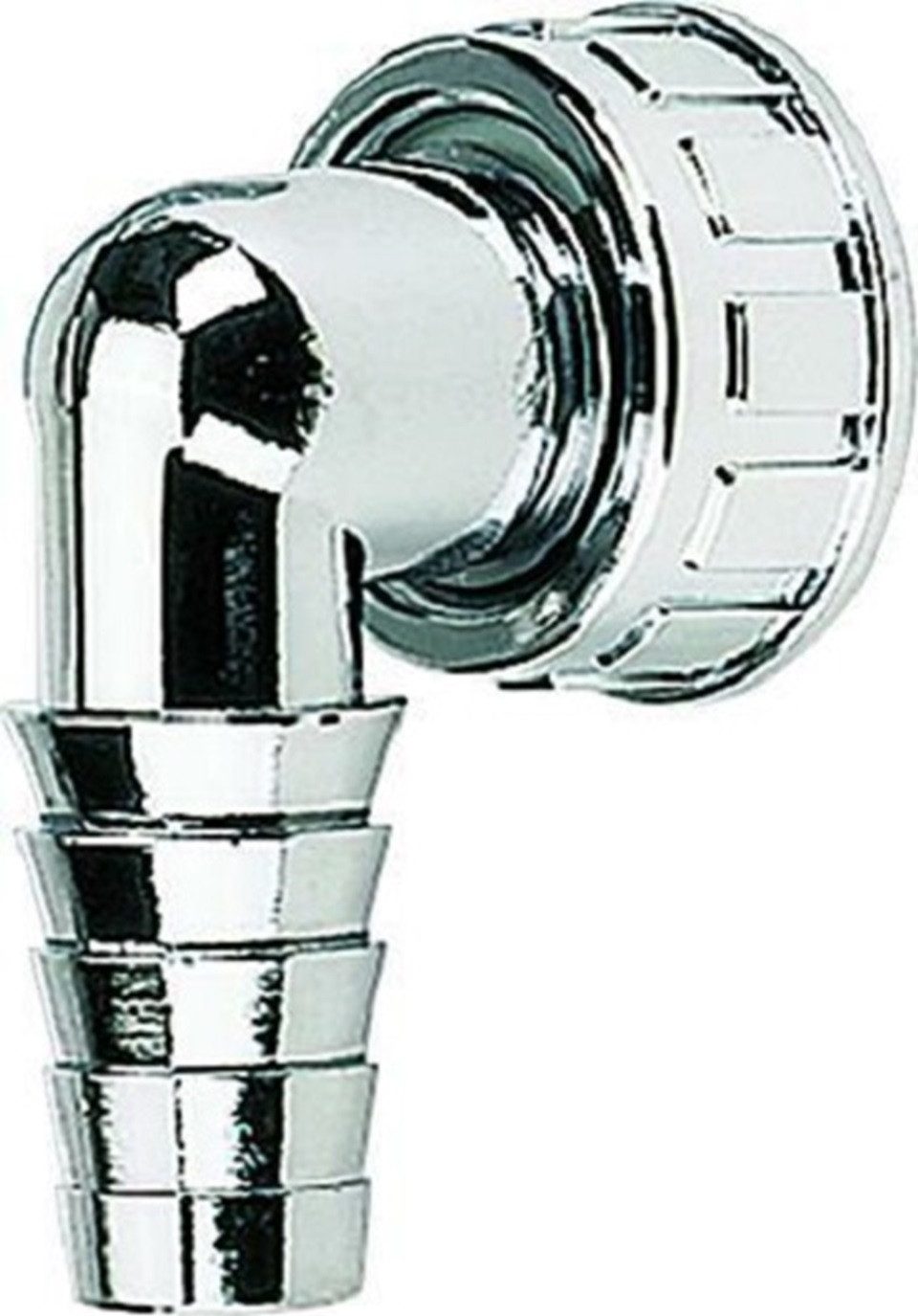 Dallmer Schlauchtülle DALLMER Winkelschlauchtülle, 1" verchromt, (1-tlg)