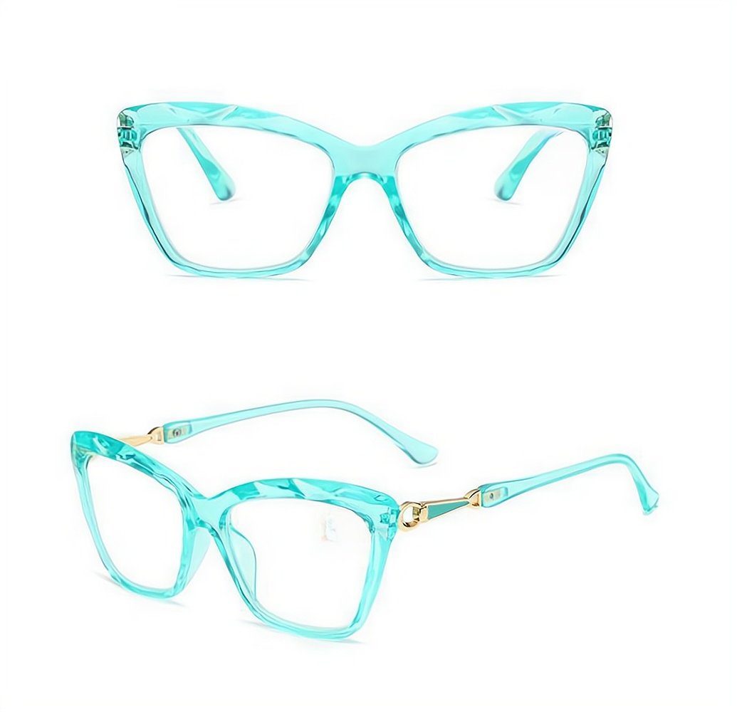 Lesebrille Damen Cat Eye Anti Blaulicht Computer Gaming Schutz