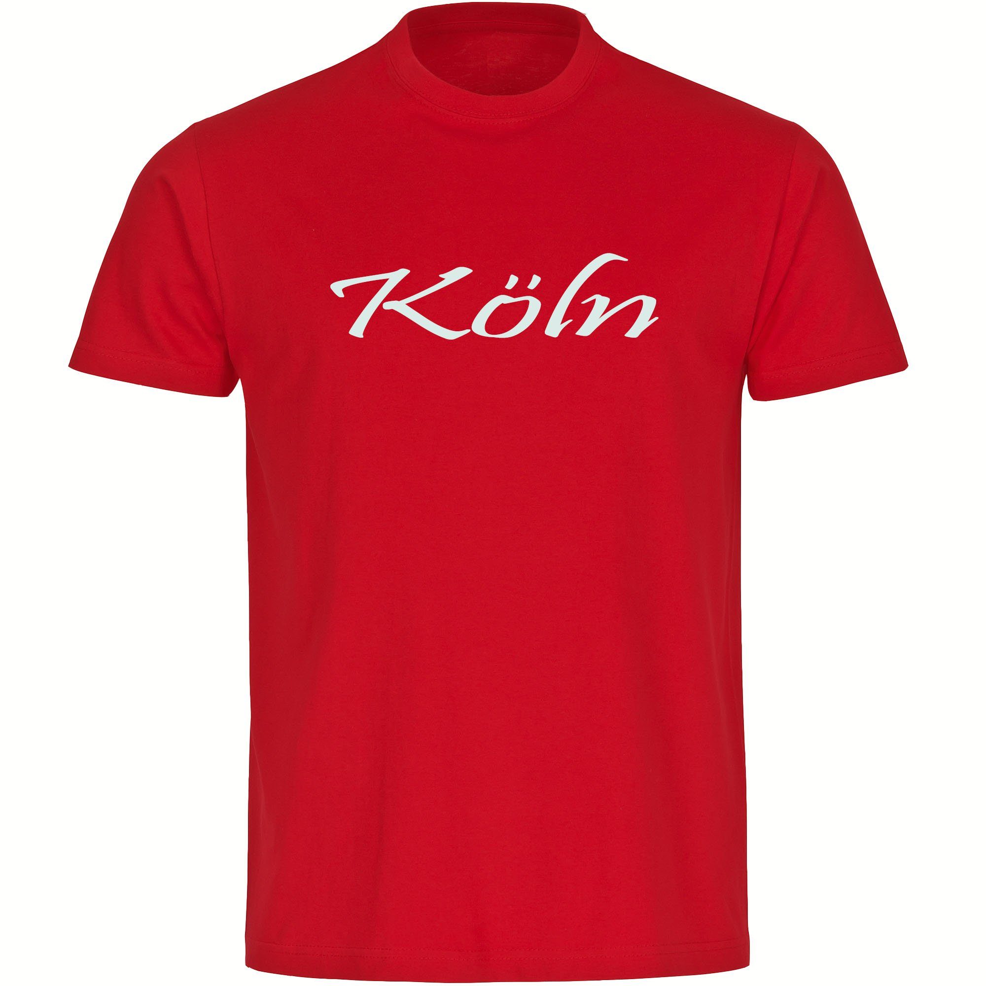 multifanshop T-Shirt Herren Köln - Schriftzug - Männer