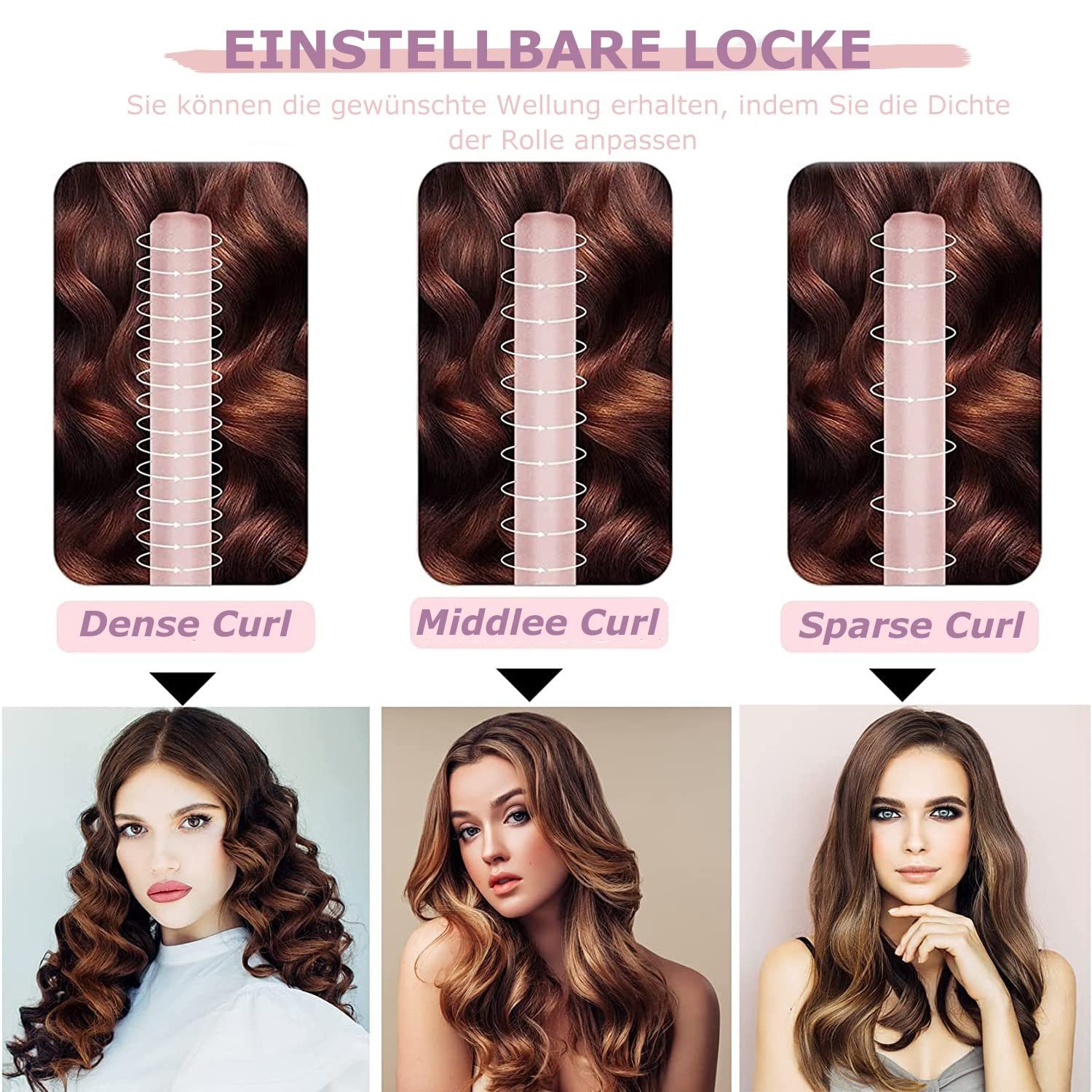 Haarnadel, Hitze,Lockenwickler Große Heatless Uber Locken Nacht, Locken Band Ohne mit Rutschfest Haiaveng Haarstyling-Set Curls Lockenwickler