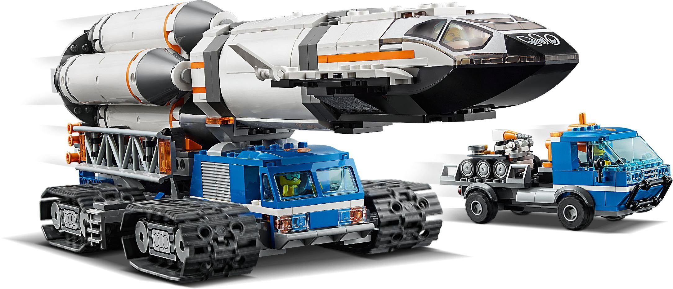 & (Set, LEGO® 1054 - Transport, St) City Konstruktionsspielsteine LEGO® Raketenmontage