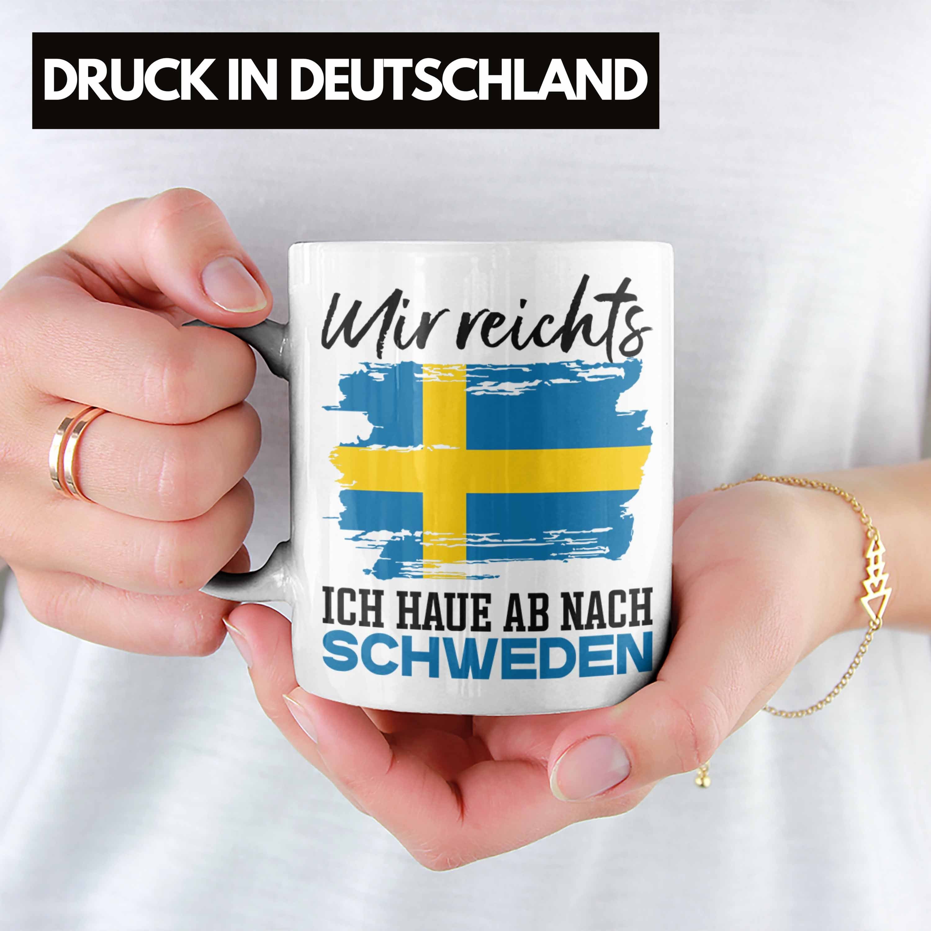 Schweden Weiss Reichts Nach Tasse Schweden Tasse Ich Urlaub Hau Geschenk Mir Trendation Ab U