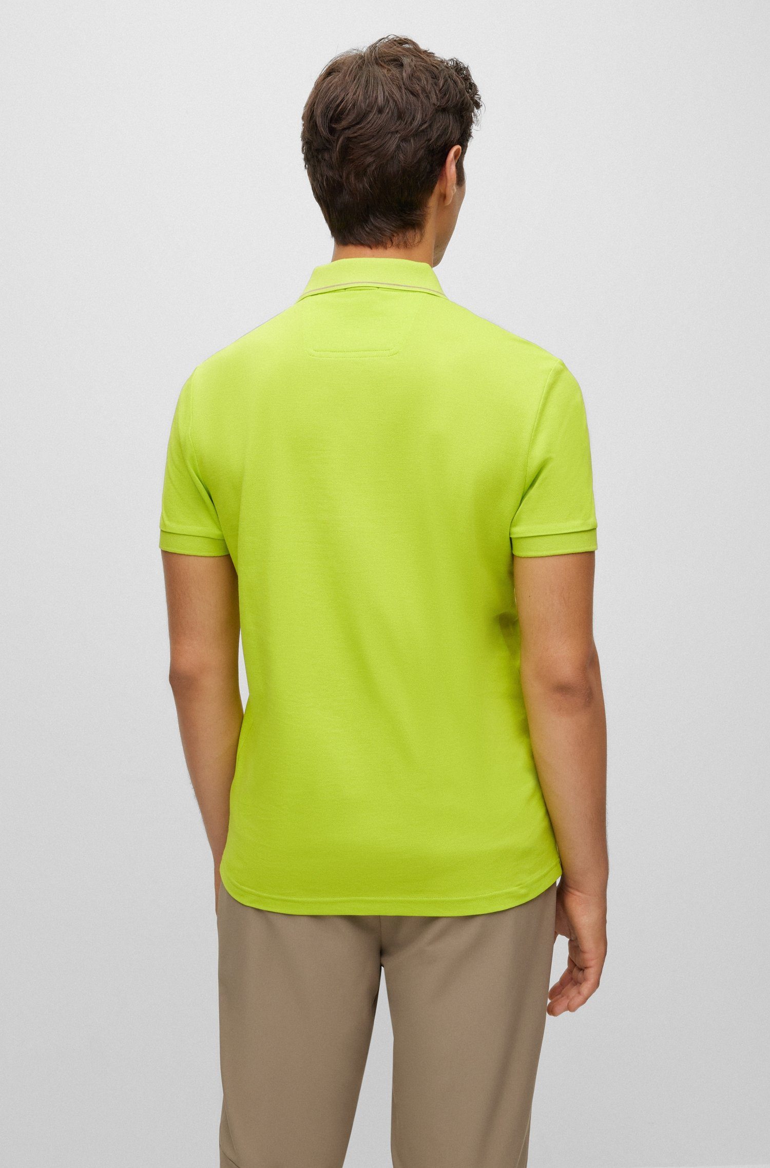 10241781 01 Green Bright BOSS Poloshirt Paule 4