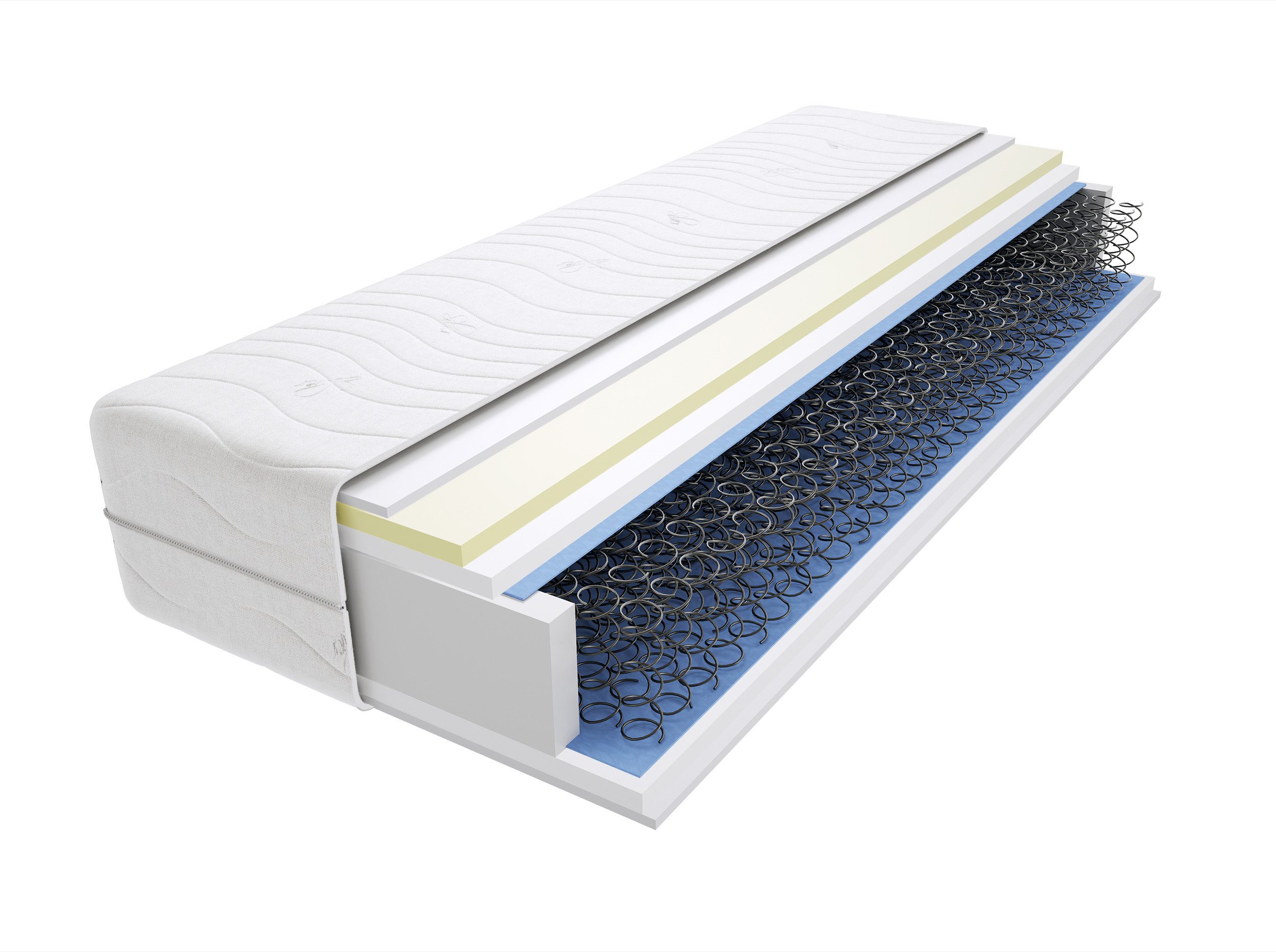 Bonnellfederkernmatratze Matratzen, Bonellfederkernmatratzen Merano 65x130 cm - viele Größen, Godre, 17 cm hoch