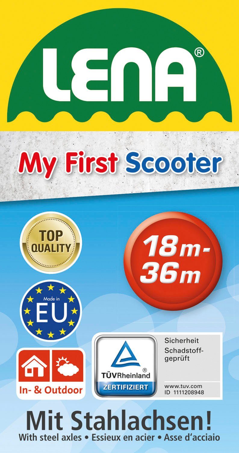 First Kinderfahrzeug Europe My Made in Lena® Scooter, Lauflernhilfe