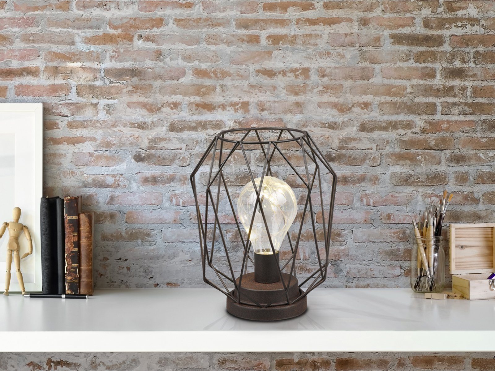 meineWunschleuchte LED Tischleuchte, LED fest integriert, warmweiß, kleine günstig online kaufen