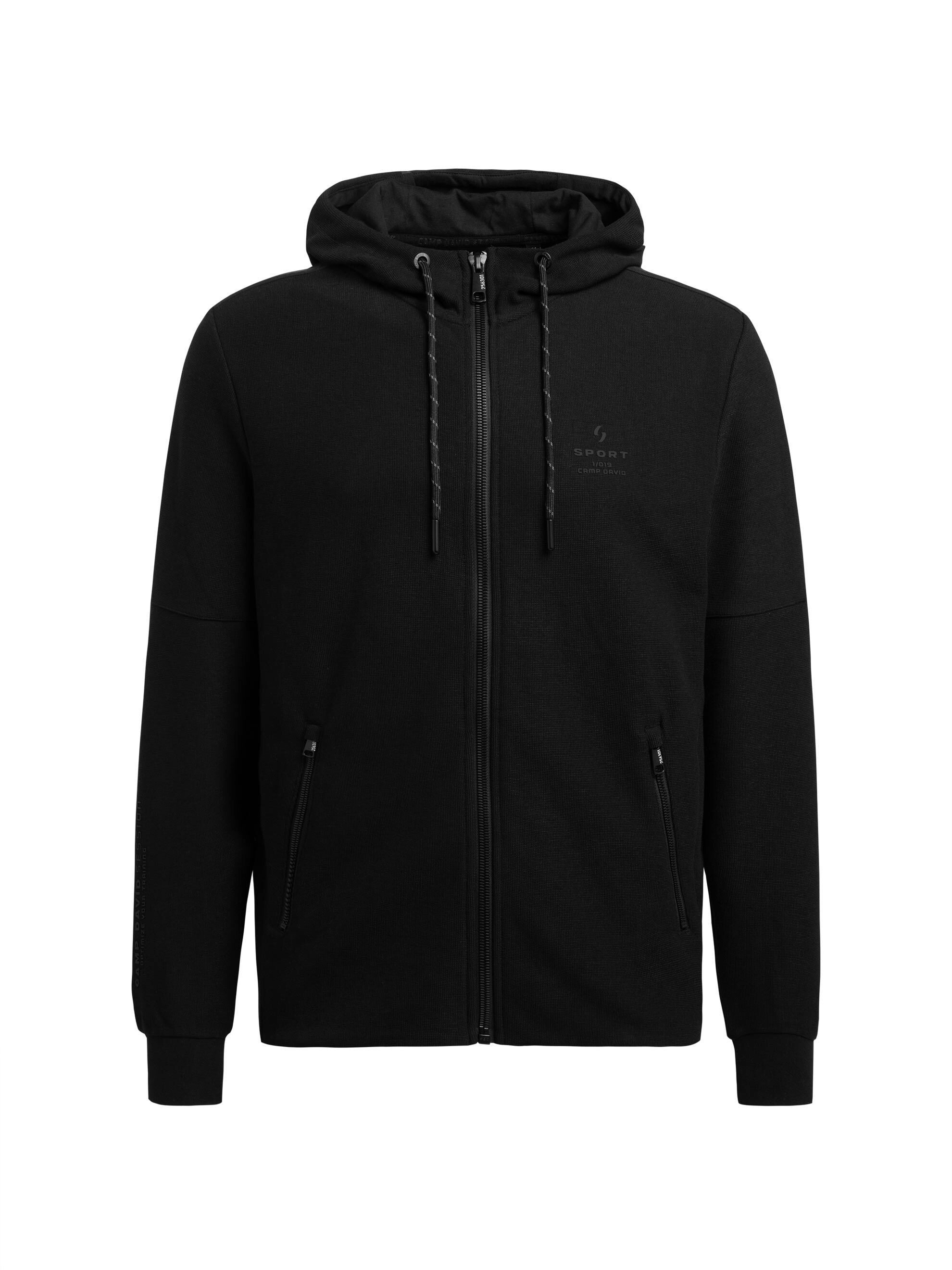 CAMP DAVID Kapuzensweatjacke mit Reißverschlusstaschen – Bild 2 von 5