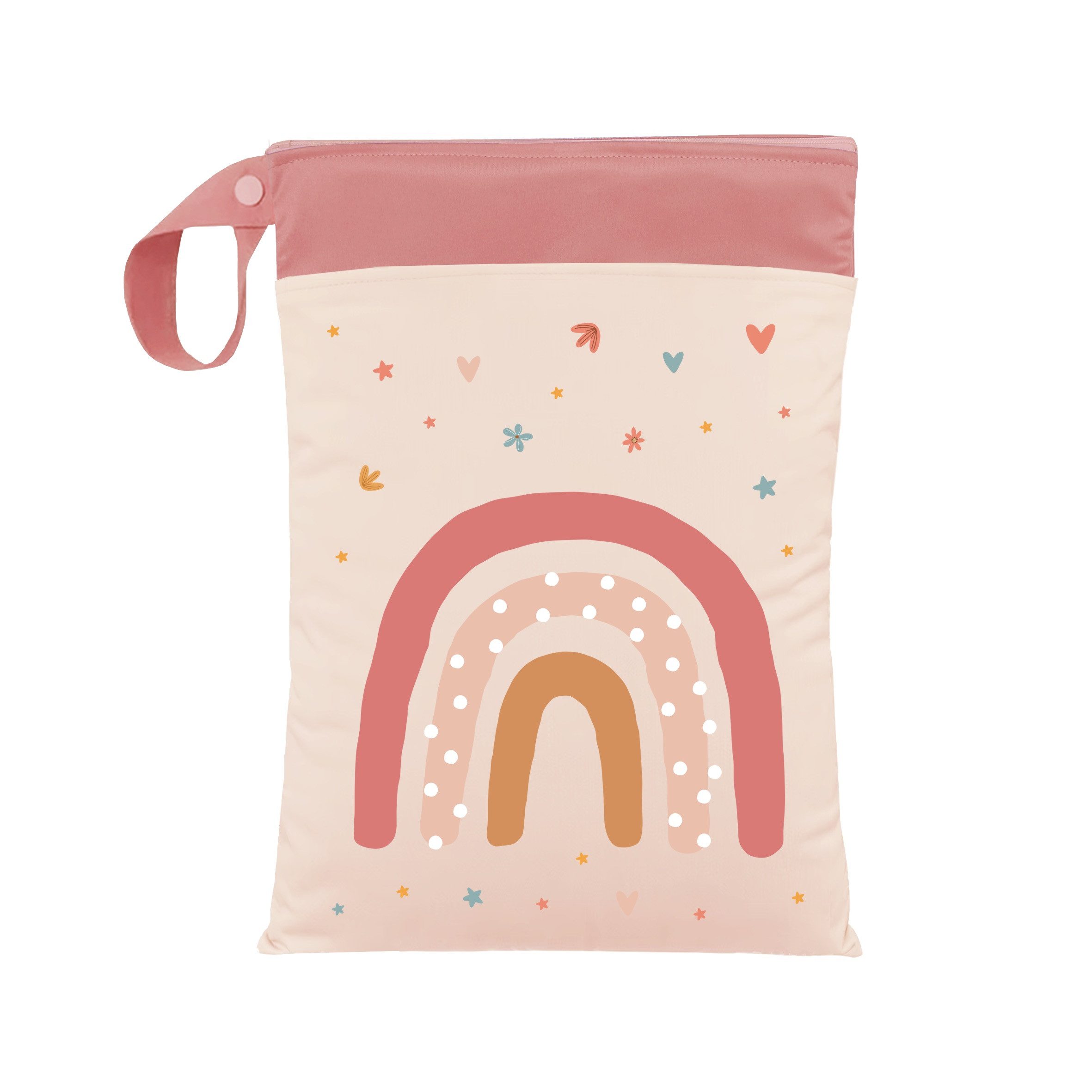 Artee Wickeltasche Nasstasche für Wechselwäsche Kita, Kindergarten, Strand, 1 Stück