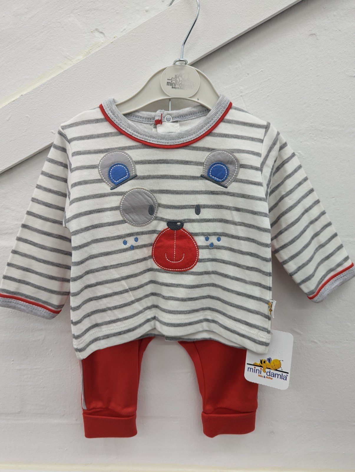 mini damla Anzug Baby Set 2-teilig Rot