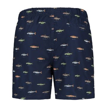 Shiwi Badeshorts Herren Badeshorts Fische (1-St) Modisches Design