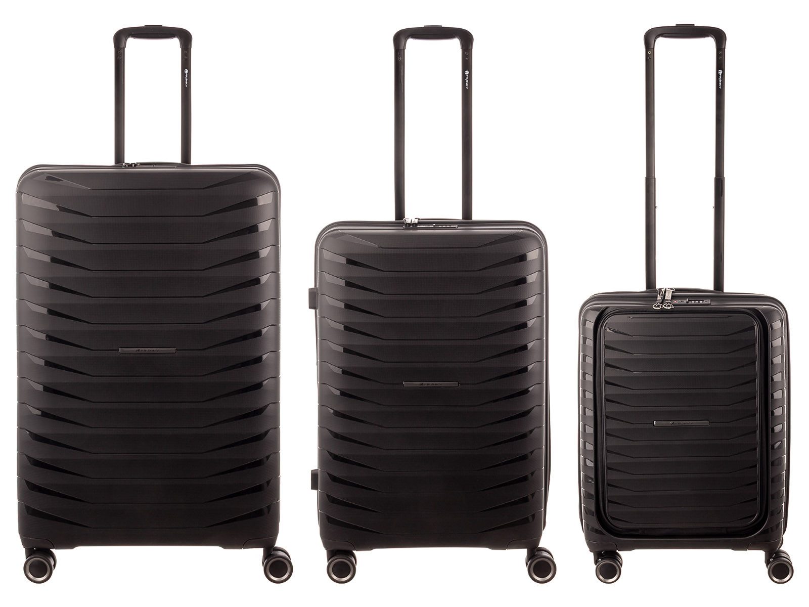 Kofferset Koffer 3er Set PP15-55-L/69DF/77DF Spinner Gr. S/M/L