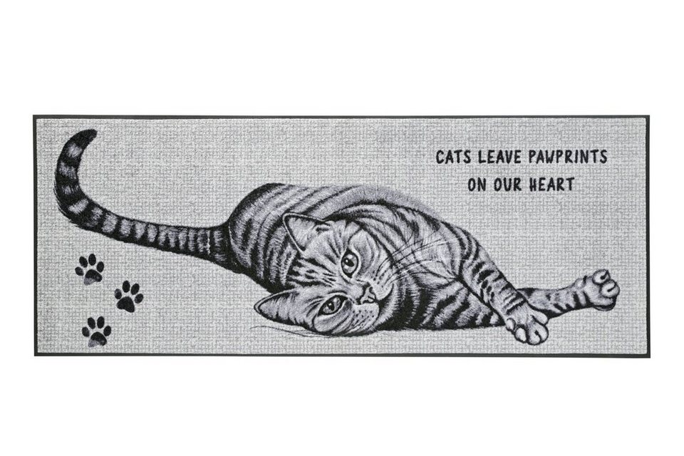 Fußmatte , waschbar, Aus äußerst strapazierfähigem und UV-beständigem