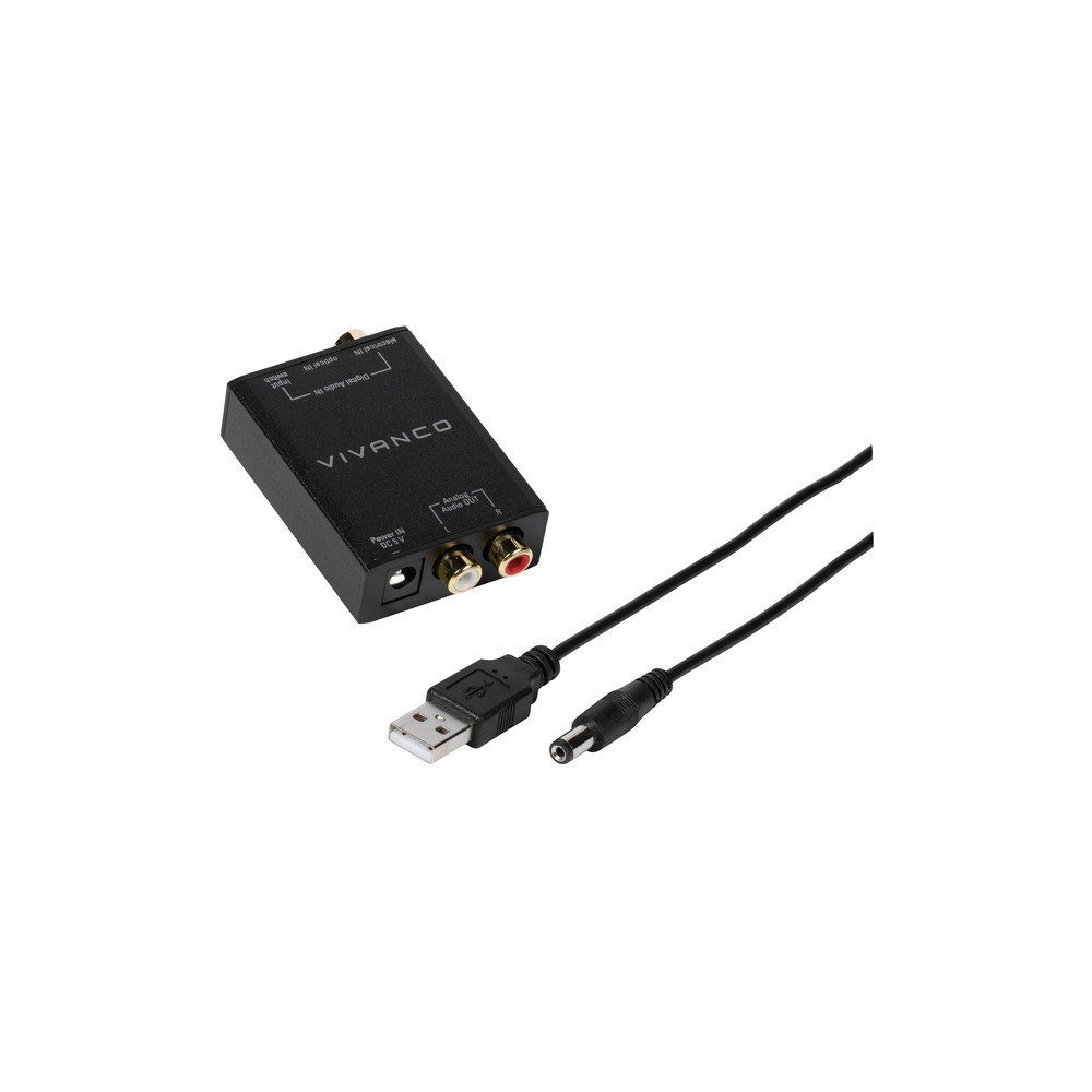 Vivanco Audio-Adapter, Der Converter wandelt digitale Audiosignale in ...