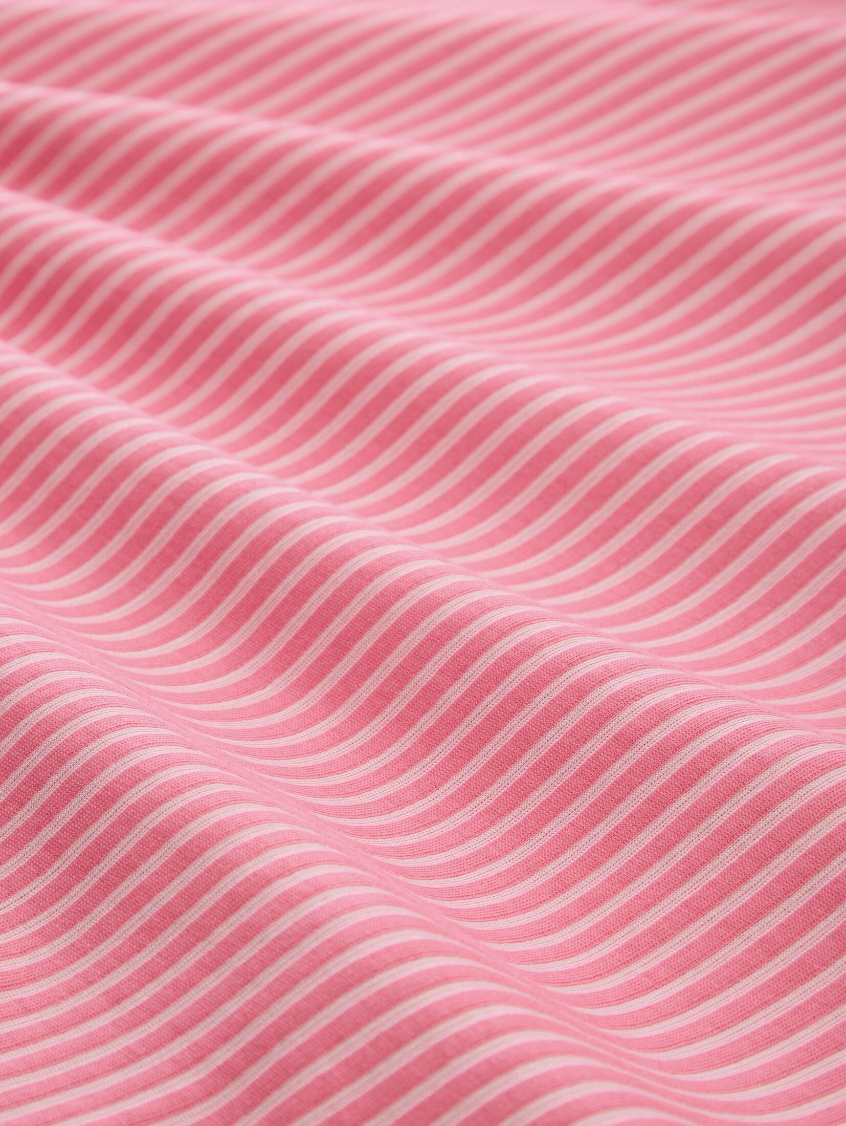 TOM TAILOR PLUS Langarmshirt T-Shirt Plus Size - Blusenshirt mit Streifenmuster