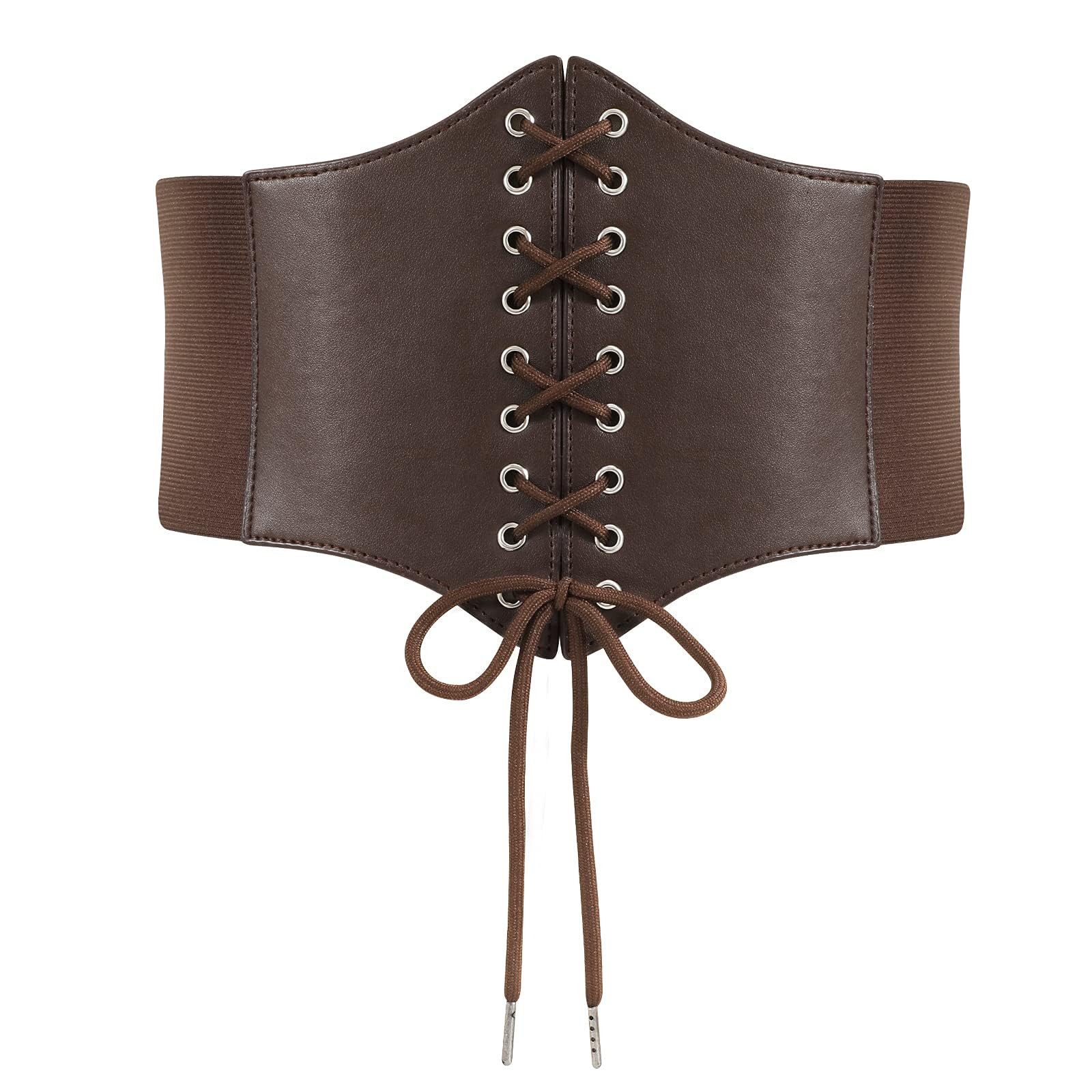 FOUORTUNATE-BEE Taillengürtel Damen Taillengürtel breit elastisch für Kleid Stretch Bund Breiter Stretchgürtel mit Verschluss für Taille & Brustbereich