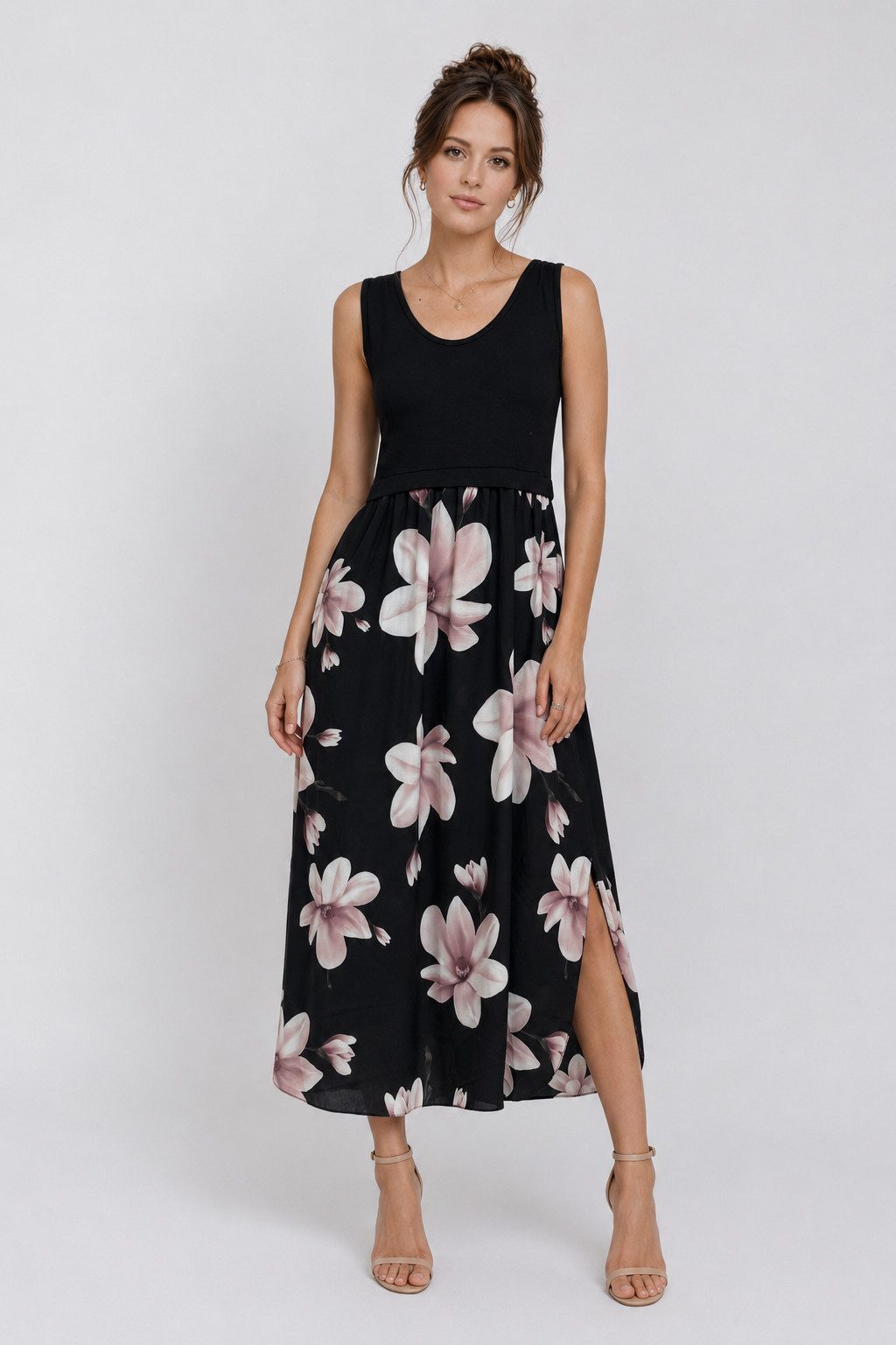 ITALY VIBES Sommerkleid - Kleid mit modischem Print - Maxikleid für Damen - ITALY VIBES ONE SIZE - passend für Größen XS - M