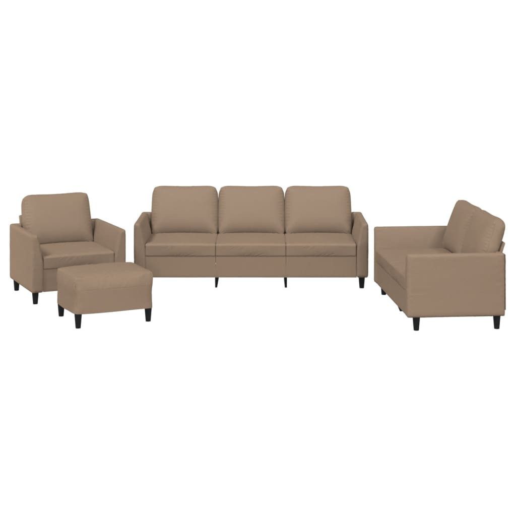 vidaXL Sofa 4-tlg. Sofagarnitur mit Kissen günstig online kaufen