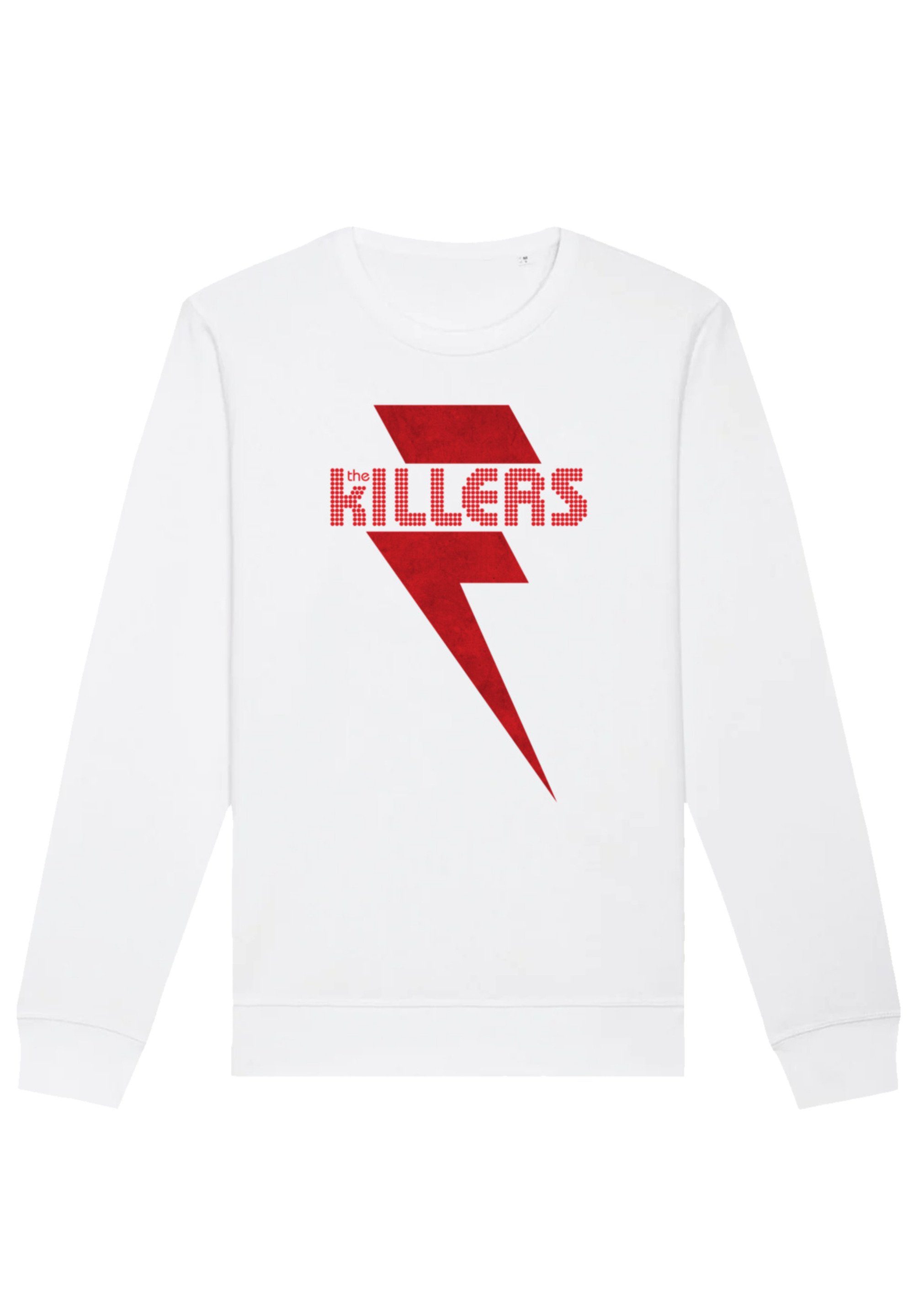 F4NT4STIC Sweatshirt The Killers Red Bolt Print weiß