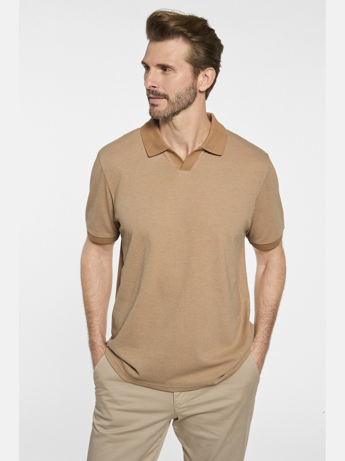 Babista Poloshirt ELENZIO mit V-Ausschnitt