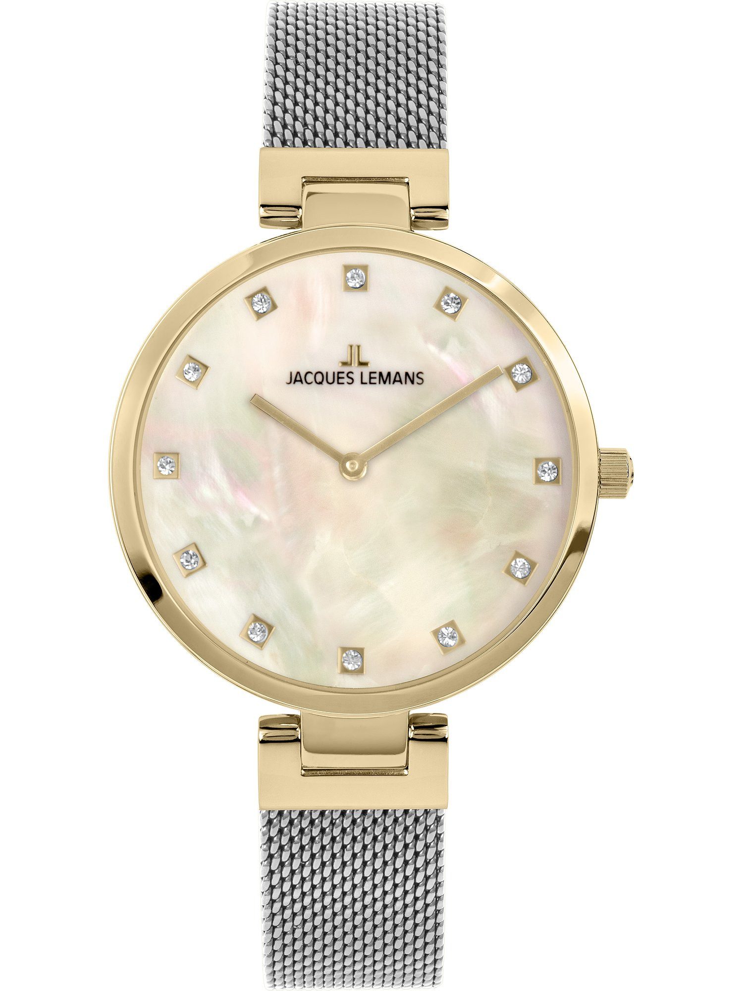 Quarzuhr Jacques Lemans Damen-Uhren Analog Quarz