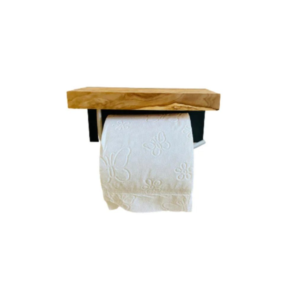Olivenholz-erleben Toiletten-Ersatzrollenhalter Toilettenrollenhalter mit H günstig online kaufen