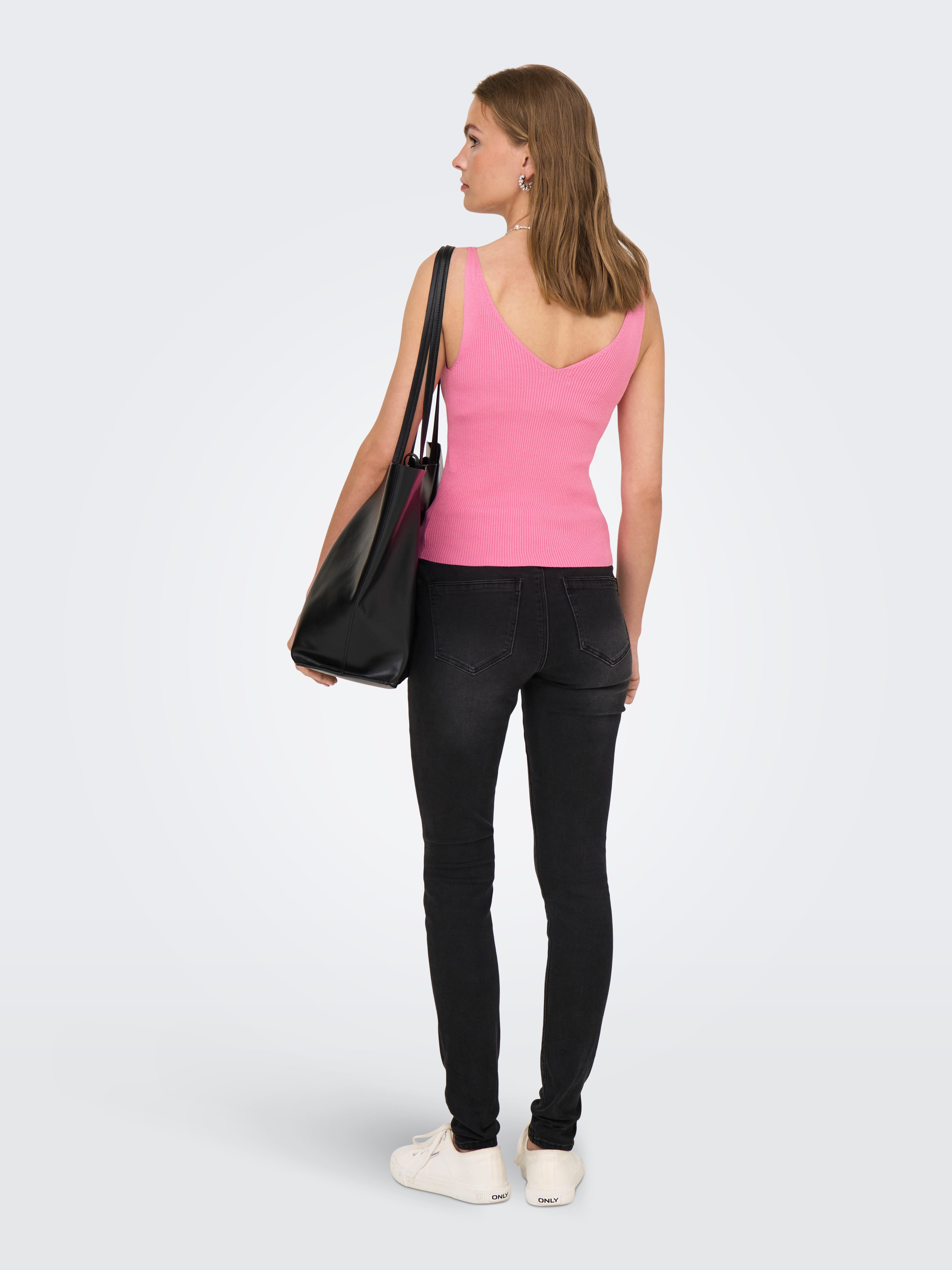 JDY Stricktop JDYNANNA S/L TOP KNT NOOS