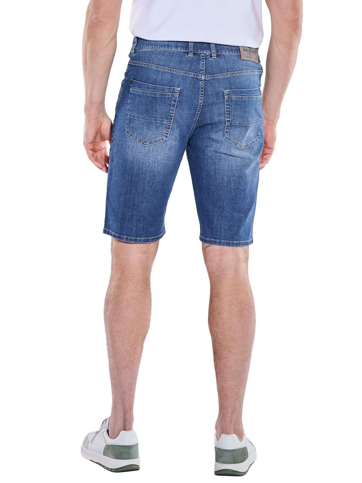 Engbers Jeansshorts Herren Shorts, Saphirblau